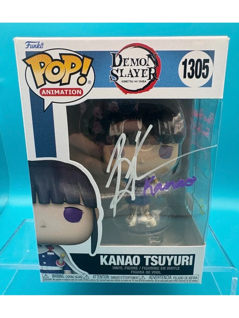 Brianna Knickerbocker signed Kanao Tsuyuri DS Funko pop 1305 with MAS COA